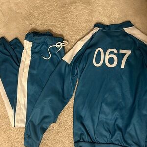 Squid Games Player 067 Halloween Costume